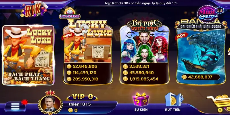 Giới thiệu về trò chơi quay hũ Lucky Luck